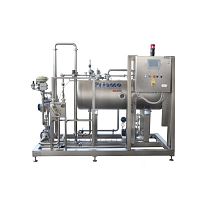 Mineral water carbonator for carbonated beverage production