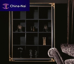 Wall-mounted shelf CLARAtraditionalwood veneer