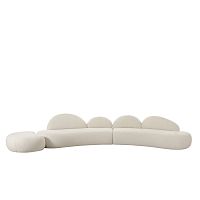 Modular sofa TERAMOcontemporaryfabricwhite