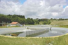 Aerated lagoon waste water treatment solution BioGyr®compact