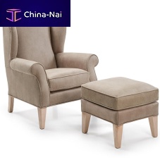 Traditional footrest GANTEfabricwoodencontract