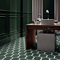 Indoor tile TRIENNALE VERDEbathroomfor officewall