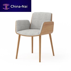 Contemporary chair HUG101indooroakwalnut