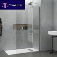 Fixed shower screen X-200 Nfor alcovestempered glasscustom