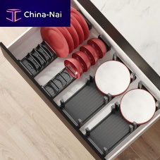 Aluminum organizer tray 3069435ABS plasticdrawerkitchen