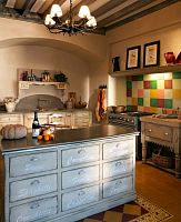 Traditional kitchen RUSTIQUEProvence stylewoodenwith handle