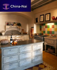 Traditional kitchen RUSTIQUEProvence stylewoodenwith handle