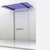 Entrance canopy OCF-33-SWstainless steelglassflat