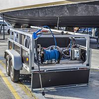 Yacht mobile cleaning station for shipsfor boats