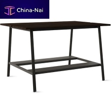 Contemporary work table Reclaminatewood veneerlinoleum