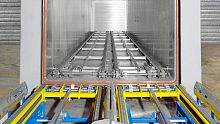 Belt conveyor for the pharmaceutical industryfloor-standingflexible