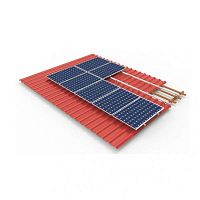 Tile roof PV mounting system