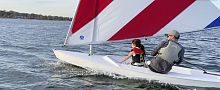 Recreational sailing dinghy Rocketsingle-handeddouble-handedcatboat