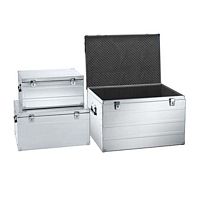 Aluminum crate storagefor the pharmaceutical industrywith lid