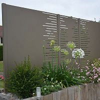 Exterior fitting decorative panel Ambellya Pileconstructionsustainablealuminum