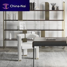 Contemporary chair Mirageindoorfabricmetal base