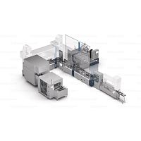 Automatic production line for the pharmaceutical industry