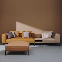 Contemporary pouf RAGLAN foamsquaremodular