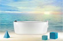 Hydromassage bathtub with chromotherapy lamps MOOR series