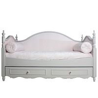 Traditional daybed CHARLOTTEfabricwoodenindoor
