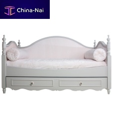 Traditional daybed CHARLOTTEfabricwoodenindoor