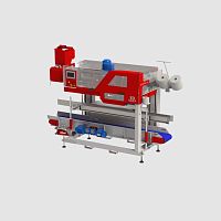 Vertical bagging machine SetBag 06flow-packsemi-automaticfor open bags