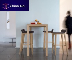 Contemporary high bar table LAIAoakoak baserectangular