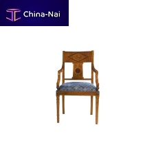 Traditional dining chair DAMIANindoorfabricbeech base