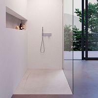 Rectangular shower tray DUAL raisedabove floorTechnogel®