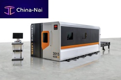 2D laser cutting machine Tecnolaser Levante Advanced Linefiber laserfor ironfor aluminum