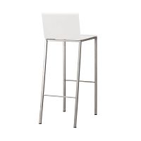 Contemporary bar chair BIANCOindoorstainless steelacrylic