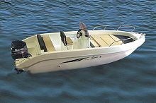 Outboard center console boat 585 6-person max.sundeck