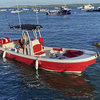 Outboard center console boat PRO 26twin-engineplaning hullsport