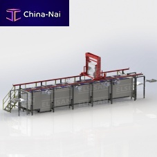 Dip surface pre-treatment line automaticstainless steel