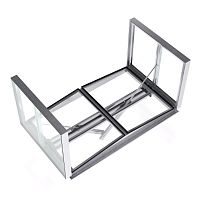 Aluminum smoke vent DELTA TGpolycarbonateglasssmoke and heat extractor