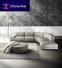 Corner sofa LOGANsemicircularcontemporaryleather