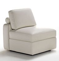 Contemporary fireside chair EMPOLIleather