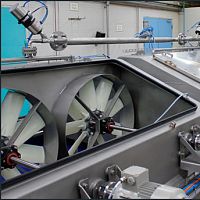 Air thawing machine for fishmeatshrimp
