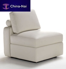 Contemporary fireside chair EMPOLIleather