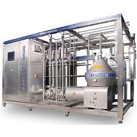Ice cream pasteurizer for dairy productscompactultra-high-temperature
