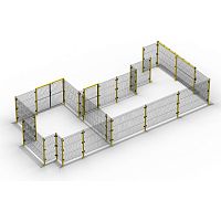 Workshop partition Eco lineperimeter safetymodularsliding