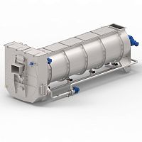 Horizontal blancher vegetablepotatofor the food industry