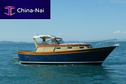 Inboard express cruiser HALF CABINopen8-person max.downeast