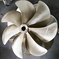 Ship propeller fixed-pitchshaft drive7-blade