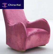 Traditional armchair GONGOLOfabricrocking