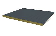 Facade cladding sandwich panel JI VULCASTEEL WALL LINAIREmetal facingrock wool core