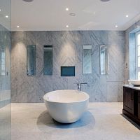 Indoor tile Beltracer Bianco Carrara CDbathroomwallmarble