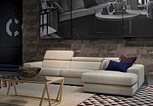 Modular sofa FERRARIcontemporaryfabricleather