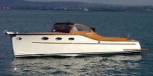 Inboard runabout BOSPHORUS 31 ROYAL dual-consoleopenwith cabin