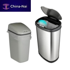 Polypropylene waste bin F13202 seriesstainless steelfor hazardous wastefor medical waste